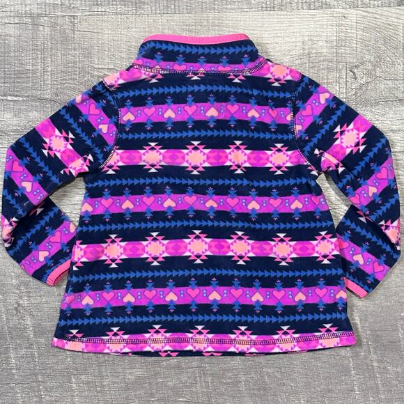 Girls Winter Top Bundle Sz 3T Long Sleeve Ruffle Shirt & 1/4 Zip Fleece - Picture 6 of 6